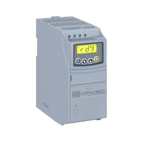 Convertidor de Frecuencia CFW300 STANDARD - In: 4A - Pot. 1HP - Tamaño A - WEG - Mod.CFW300A04P2S220