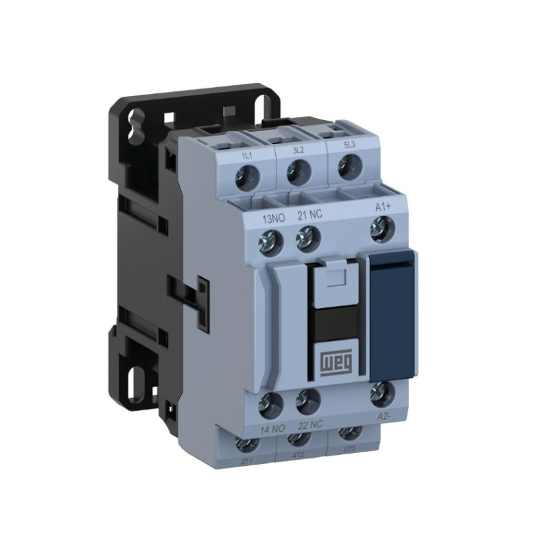 Contactor Tripolar Weg 9a Bobina 380/220/24v 50hz 1na+1nc