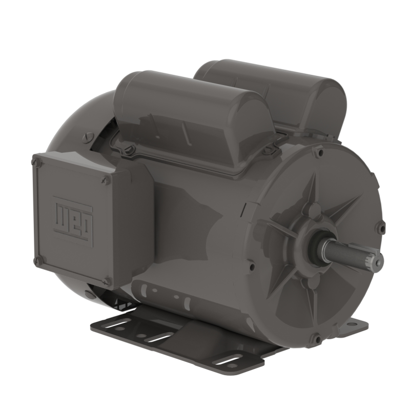 Motor Monofásico IP55 Carcasa de chapa - WEG  de 1,00CV 1500rpm 220V IP55 D56 B3