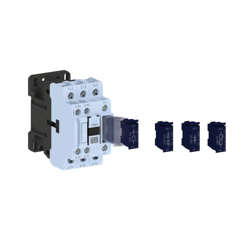 Contactor Tripolar Weg 32a Bobina 24V - 50hz 1na+1nc