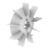 Kit ventilador plástico 160 - 4/6/8 Polos