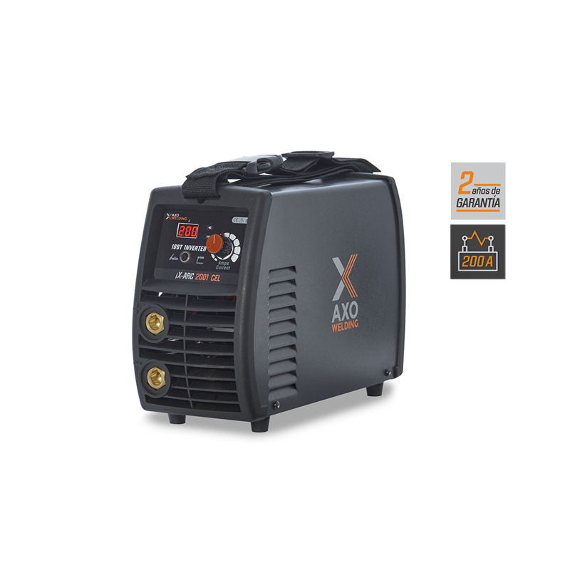 EQUIPO SOLDADORA MMA INVERTER AXO X-ARC 2001 CEL