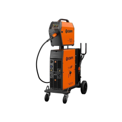 KIT INVERTER MIG KEMPPI FASTMIG M420,  REFRIGERADO POR AIRE, CARRO PORTA CILINDRO, TORCHA 4m.