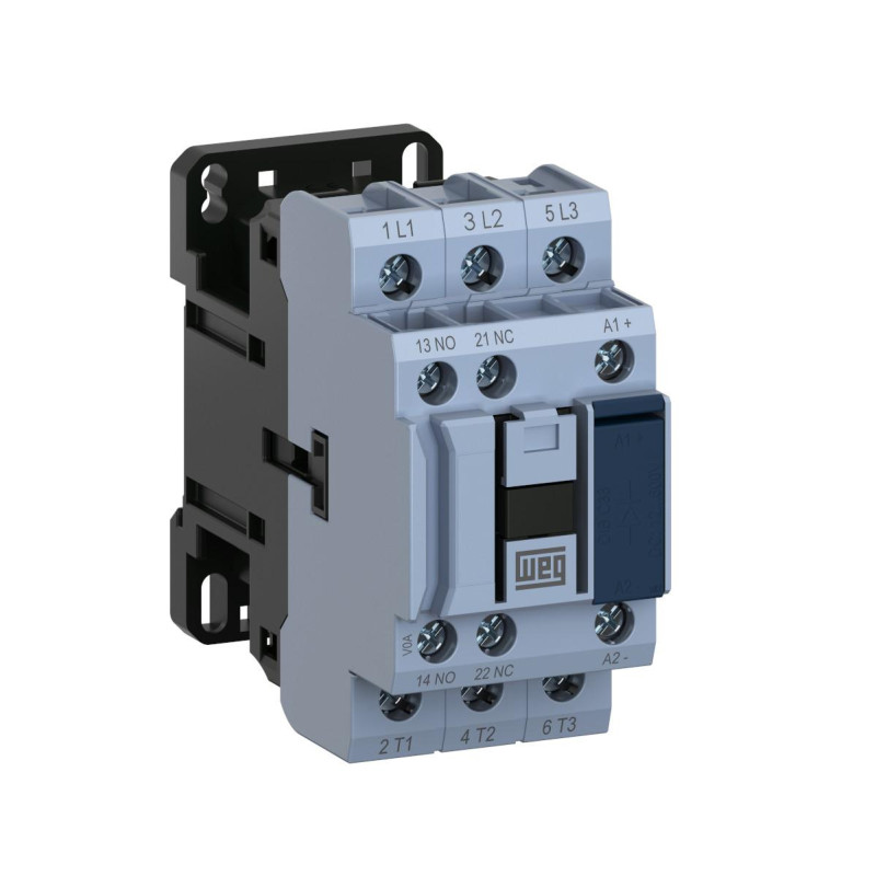 Contactor Tripolar Weg 25a Bobina 24V 50hz 1na+1nc