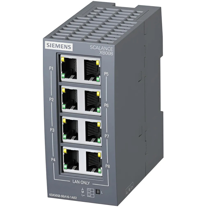 Switch Scalance Xb008 8x10/100mb Rj45 Ip20