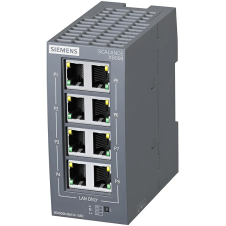Switch Scalance Xb008 8x10/100mb Rj45 Ip20
